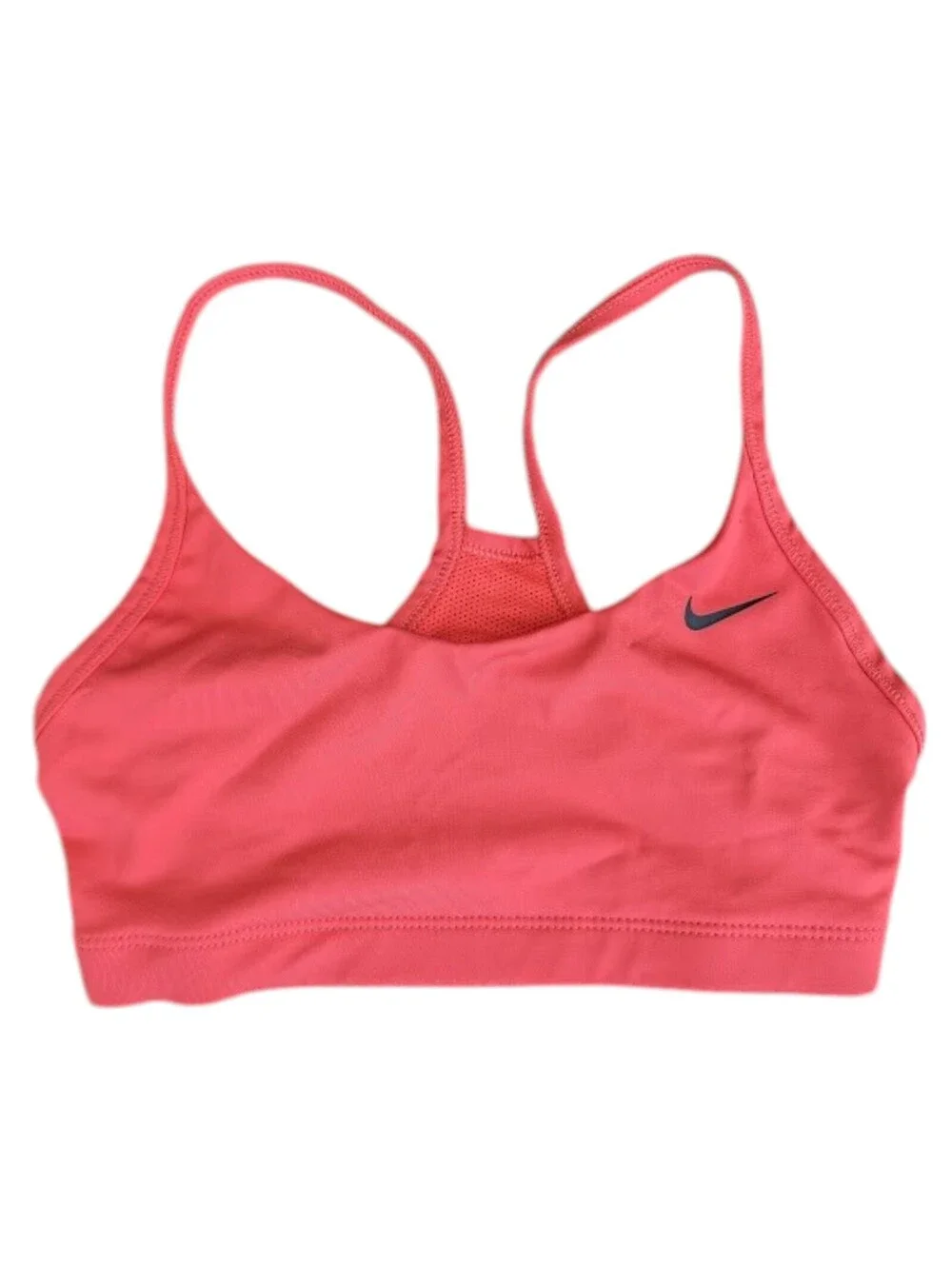 Nike Dri-FIT Victory Sports Bra Womens Small Coral Pink Lightweight Support Run